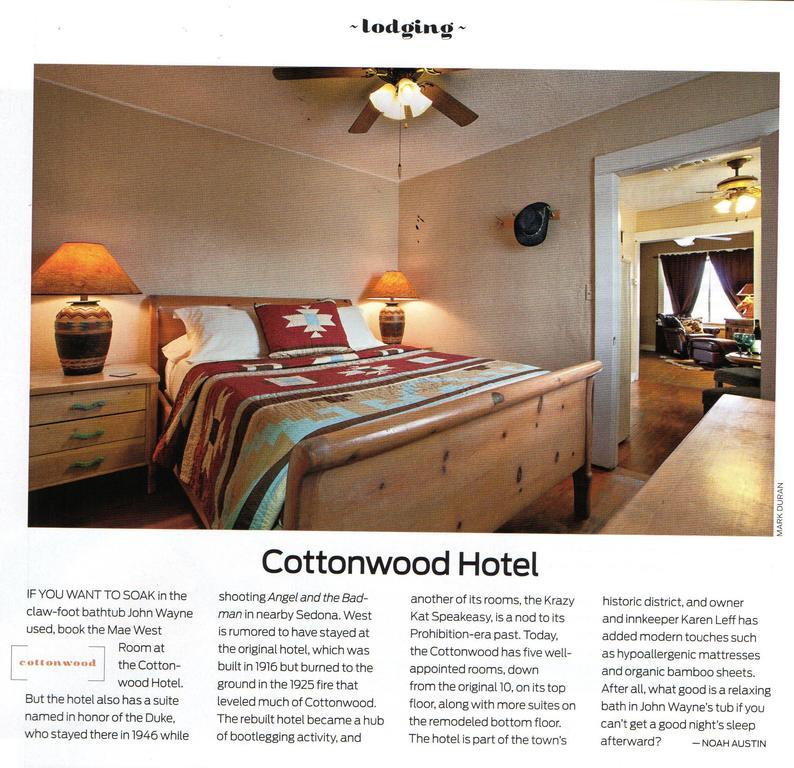 Cottonwood Hotel Eksteriør billede